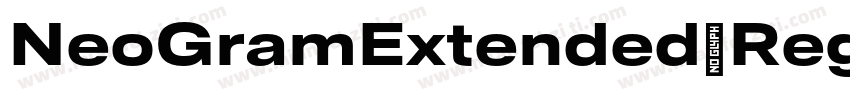 NeoGramExtended Regula字体转换